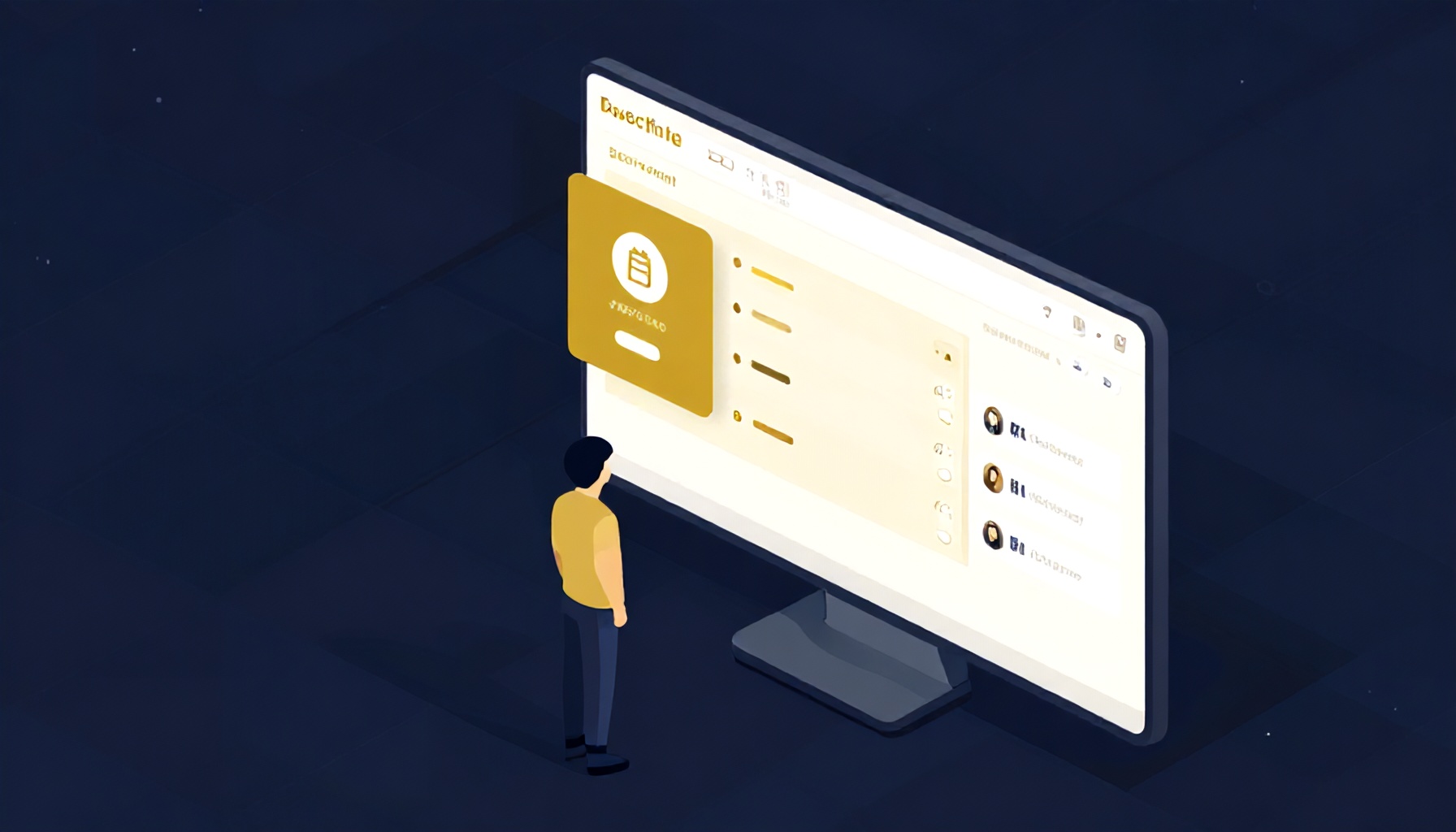 Yapı yönetimi platformu bildirim ve takip ekranı görseli