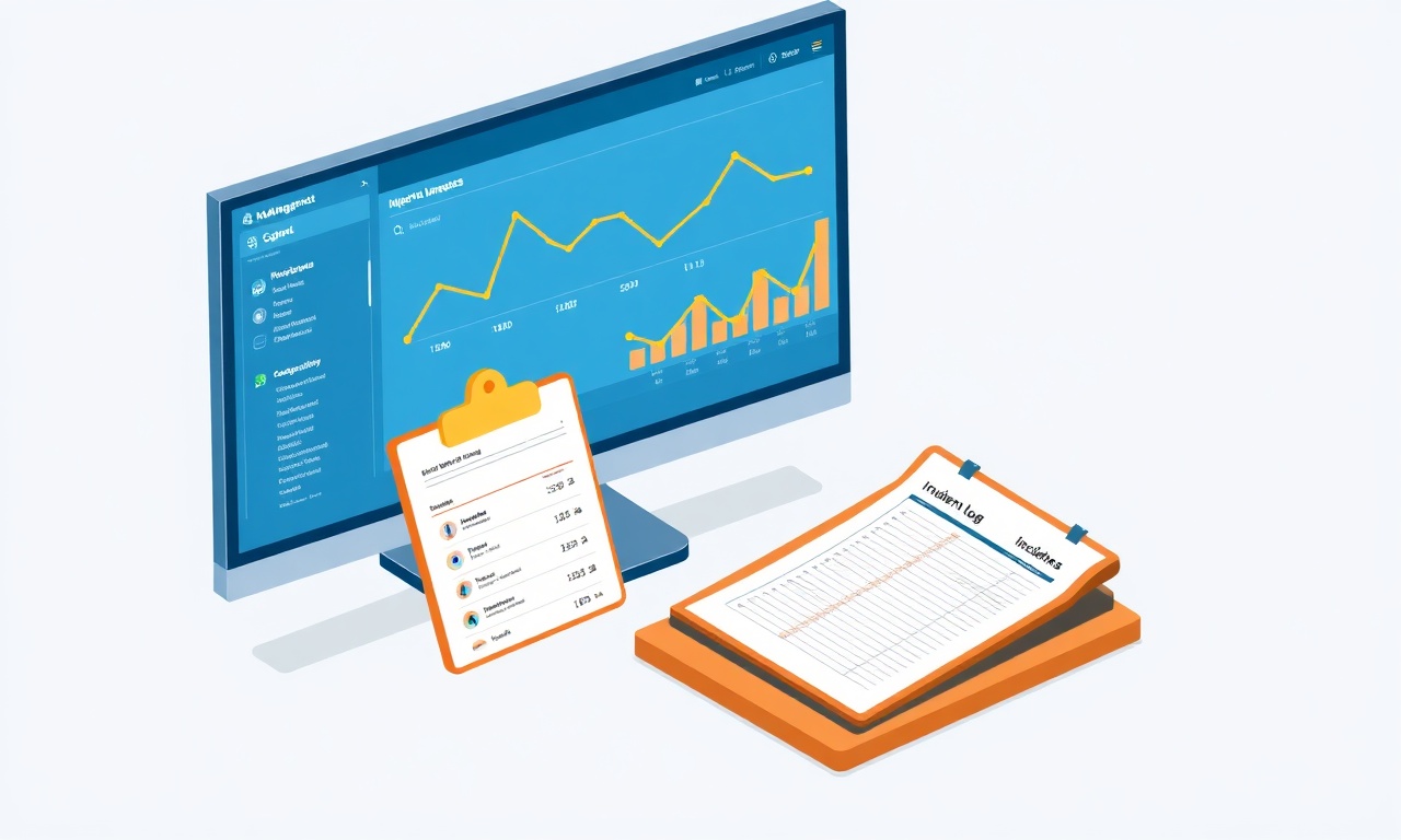 Site yöneticisi belgeleme ve kayıt tutma sorumluluğu illüstrasyonu