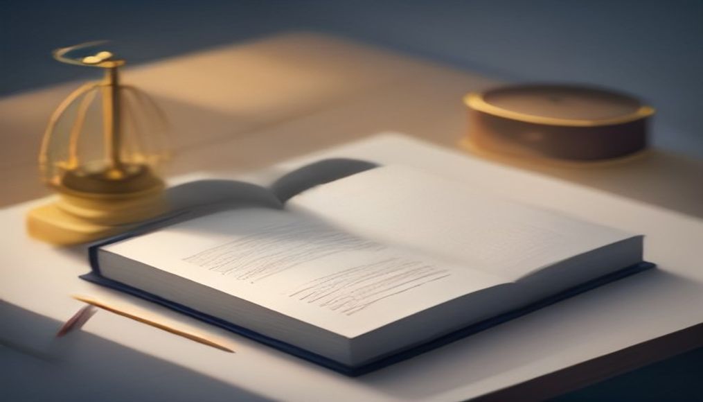 Hukuki kitap ve çekiç