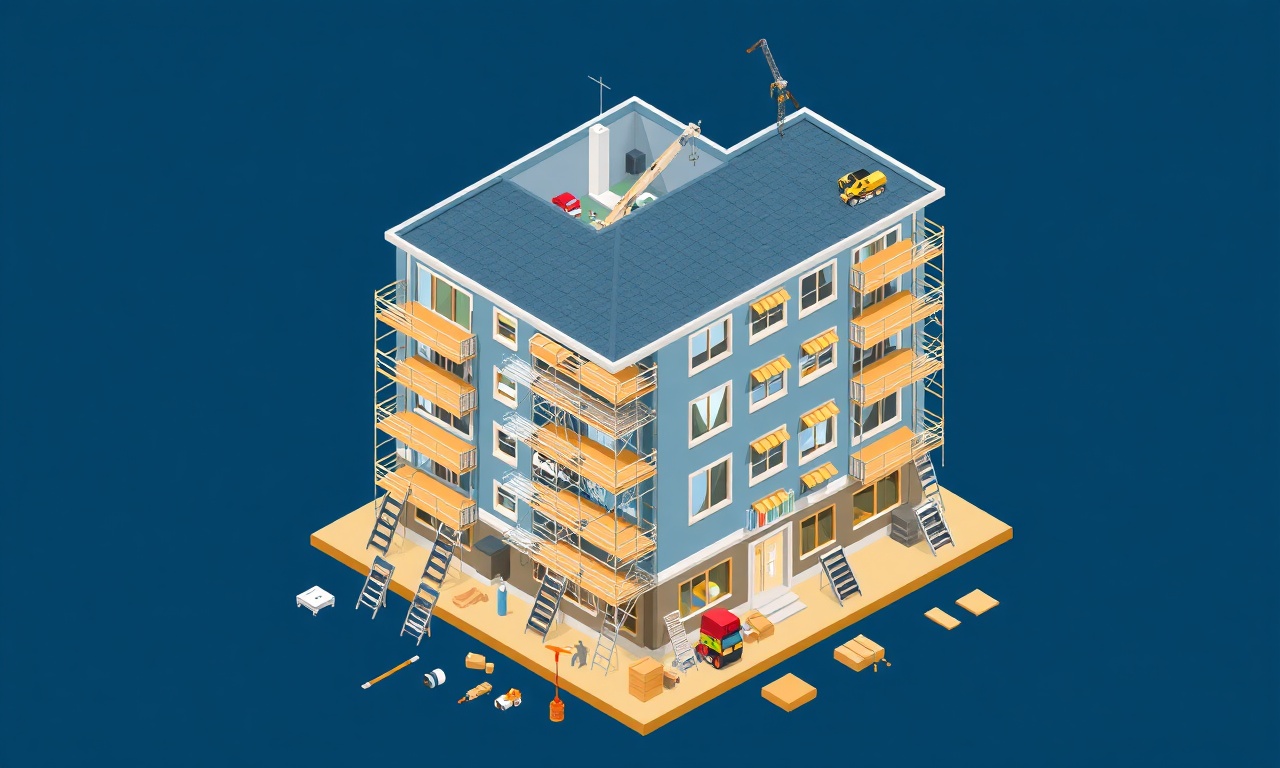 Apartman onarım fonu ve bakım giderleri gösterimi