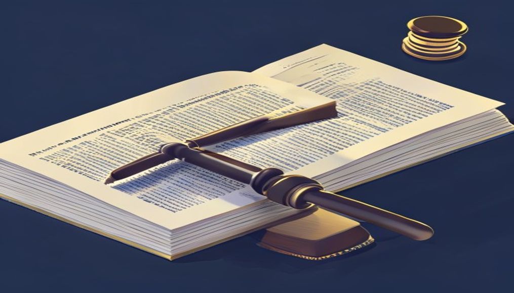 Hukuki kaynakları temsil eden kitap ve tablet