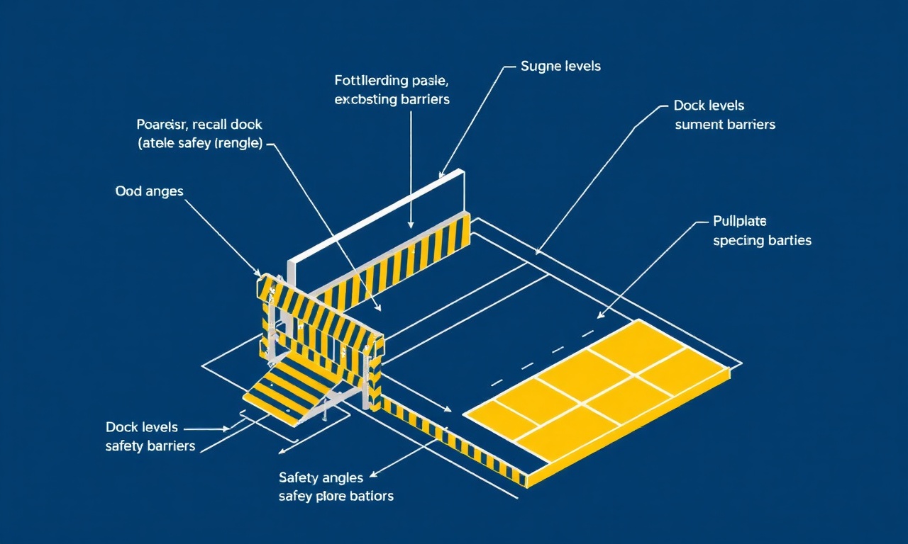 Yük rampası teknik standartları ve eğim açısı diyagramı