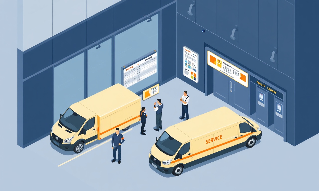 Servis firmaları ve site yönetimi rampa koordinasyon süreci
