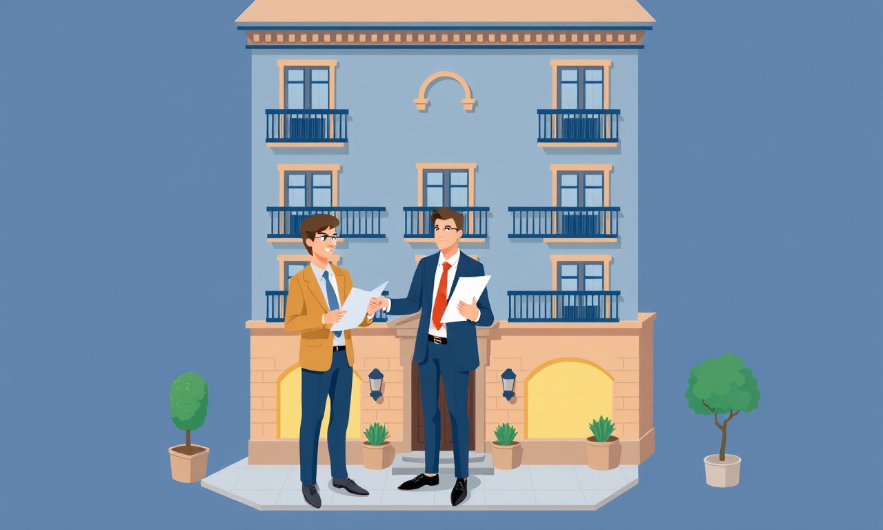 Yeni site yöneticisi devir-teslim belgelerini teslim alıyor, Akdeniz iklimi apartman önü
