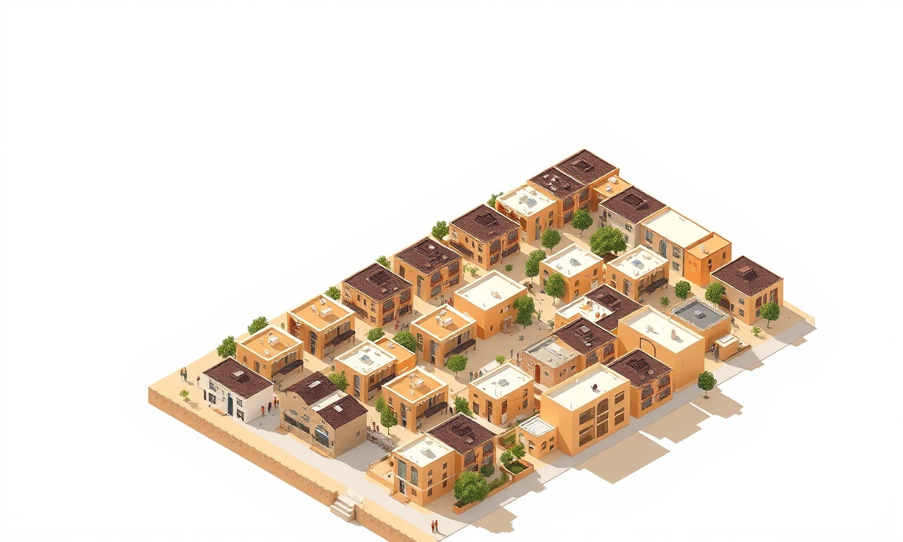 Besni ilçesi konut dokusu — Güneydoğu Anadolu apartman ve site silueti