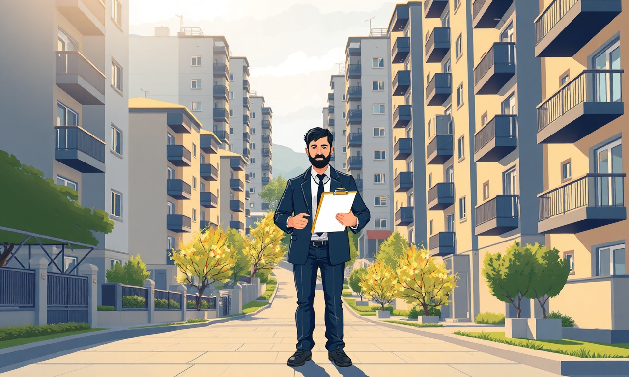 Golbasi'de yeni göreve başlayan bir site yöneticisi — devir teslim anı