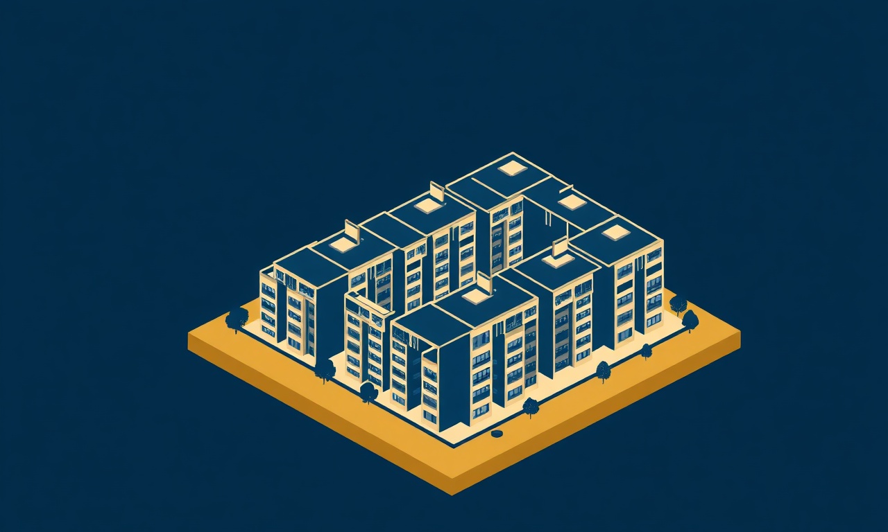 Afyonkarahisar modern konut sitesi ve apartman yönetimi ilustrasyonu