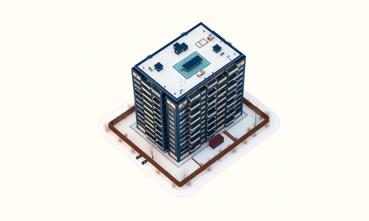 Aksaray Merkez ilçesinde apartman sitesi silueti, karasal iklim, kış atmosferi