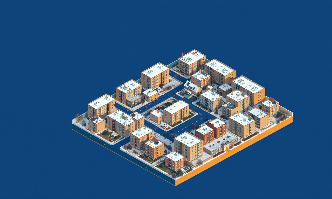 Sariyahsi, Aksaray — İç Anadolu ilçesinde apartman ve site silüeti, karasal kış manzarası