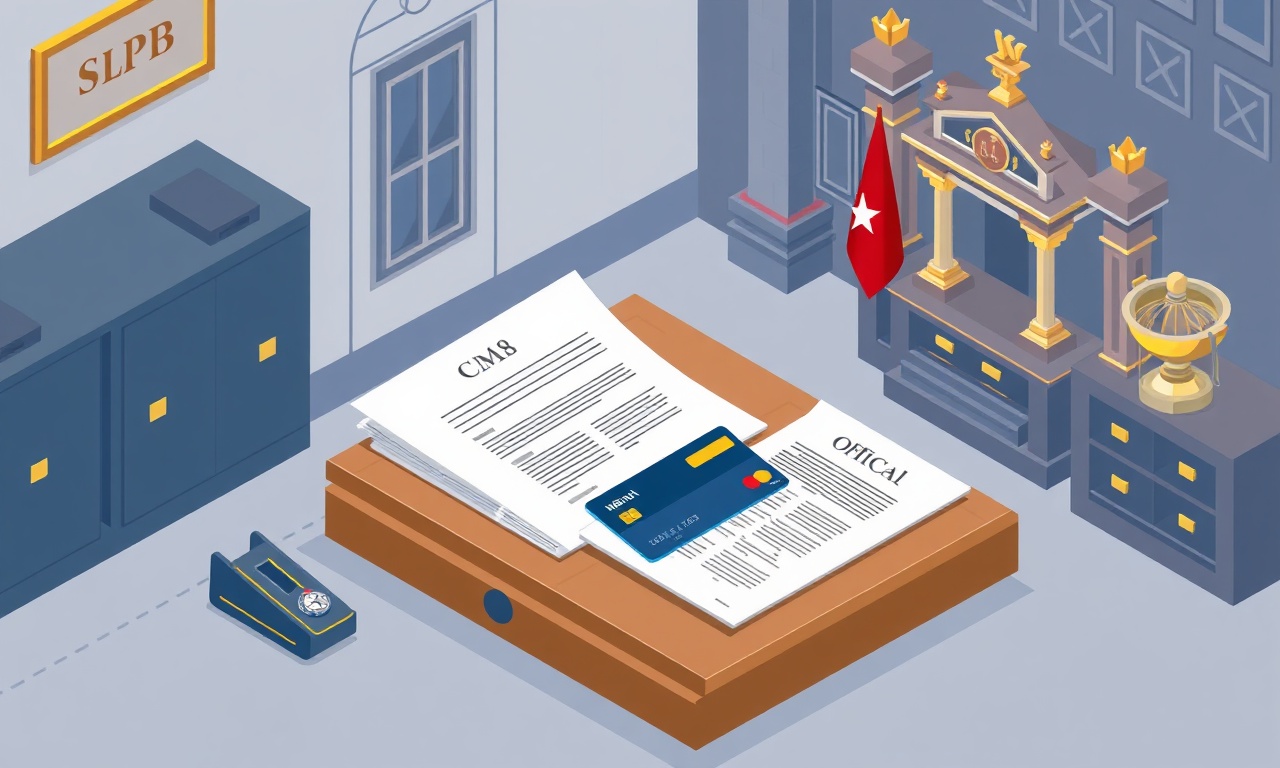 Akyurt site yönetimi için vergi numarası ve banka hesabı açma sürecini gösteren resmi evrak illüstrasyonu