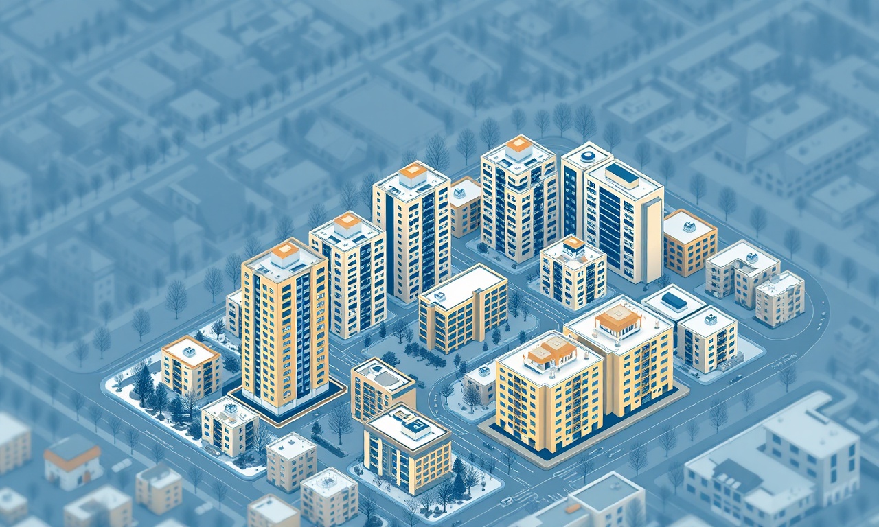 Cankaya, Ankara'daki konut dokusu: modern siteler ve apartmanlardan oluşan kentsel silüet