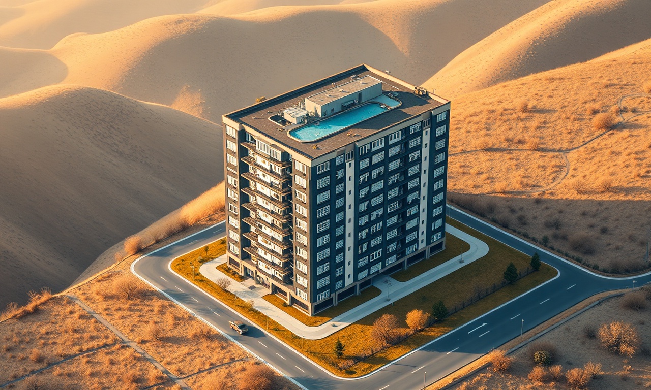 Cubuk Ankara konut silueti, İç Anadolu apartman ve site yönetimi illüstrasyonu