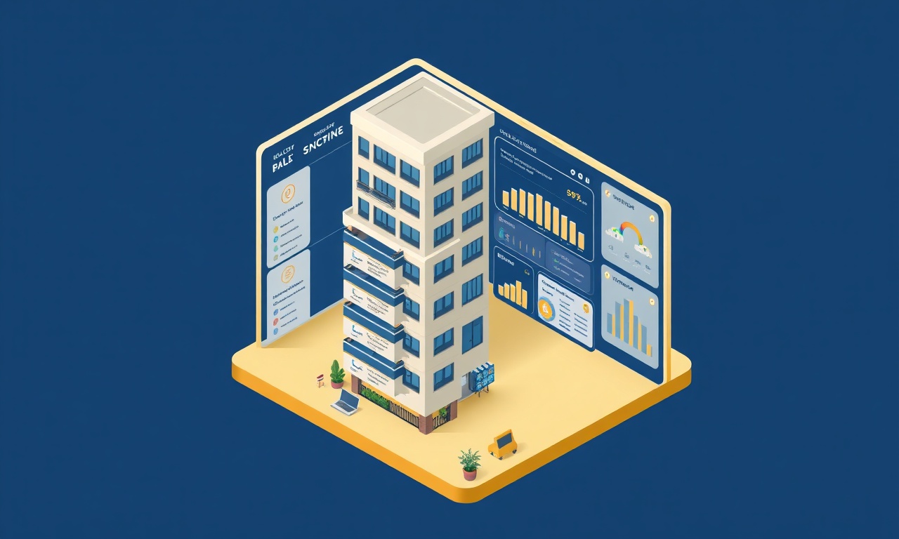 SiteYönetim yapay zeka destekli apartman yönetim platformu dashboard illüstrasyonu