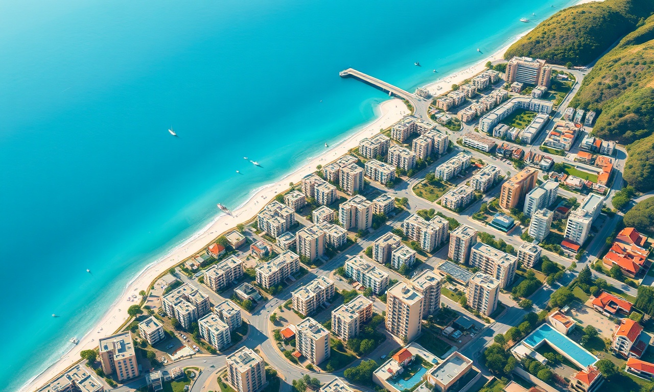 Alanya kıyısında site ve apartman blokları — Antalya site yönetimi rehberi