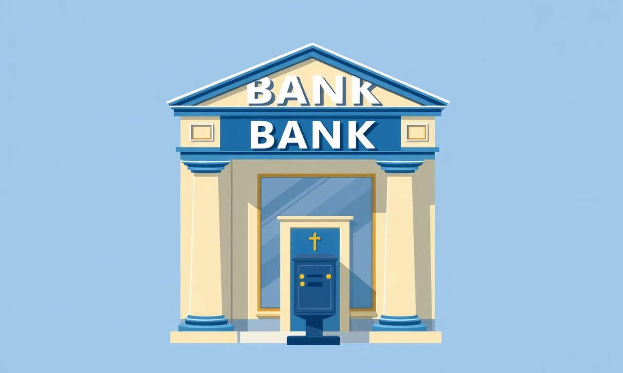 Site adına banka hesabı ve vergi kaydını simgeleyen bina çizimi