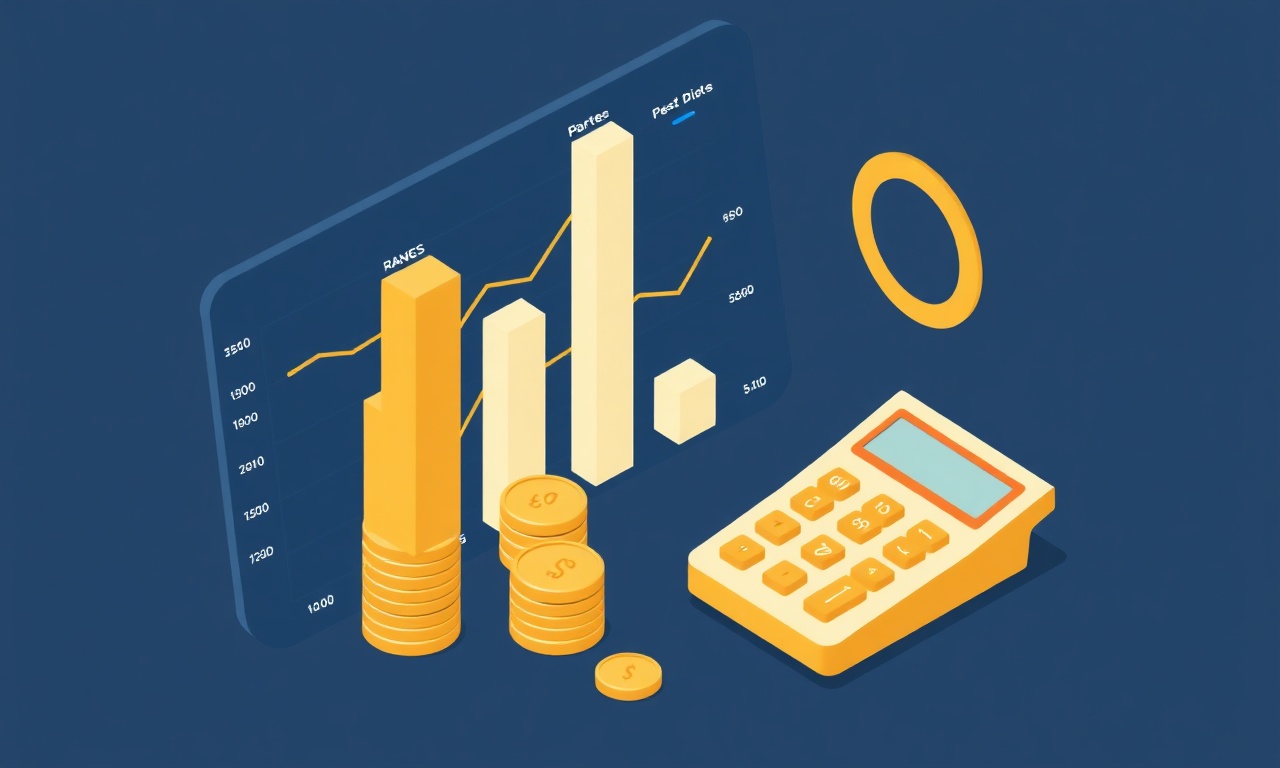 Balıkesir aidat aralığını gösteren izometrik finansal gösterge paneli illüstrasyonu