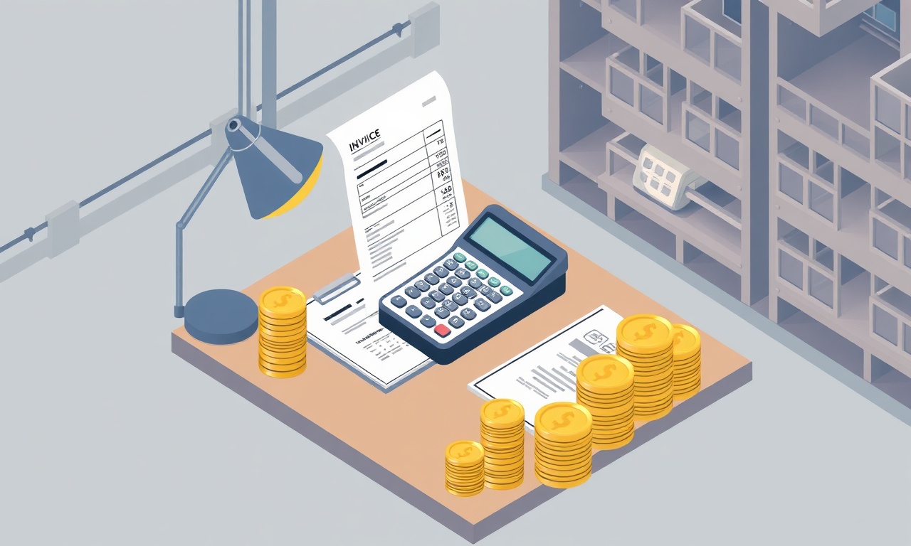 Besiri ve Batman ilçesinde aidat belirleme sürecini gösteren izometrik finansal planlama illüstrasyonu