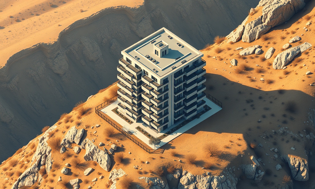Sason Batman ilçesinde apartman ve site yönetimi — konut silueti illüstrasyonu
