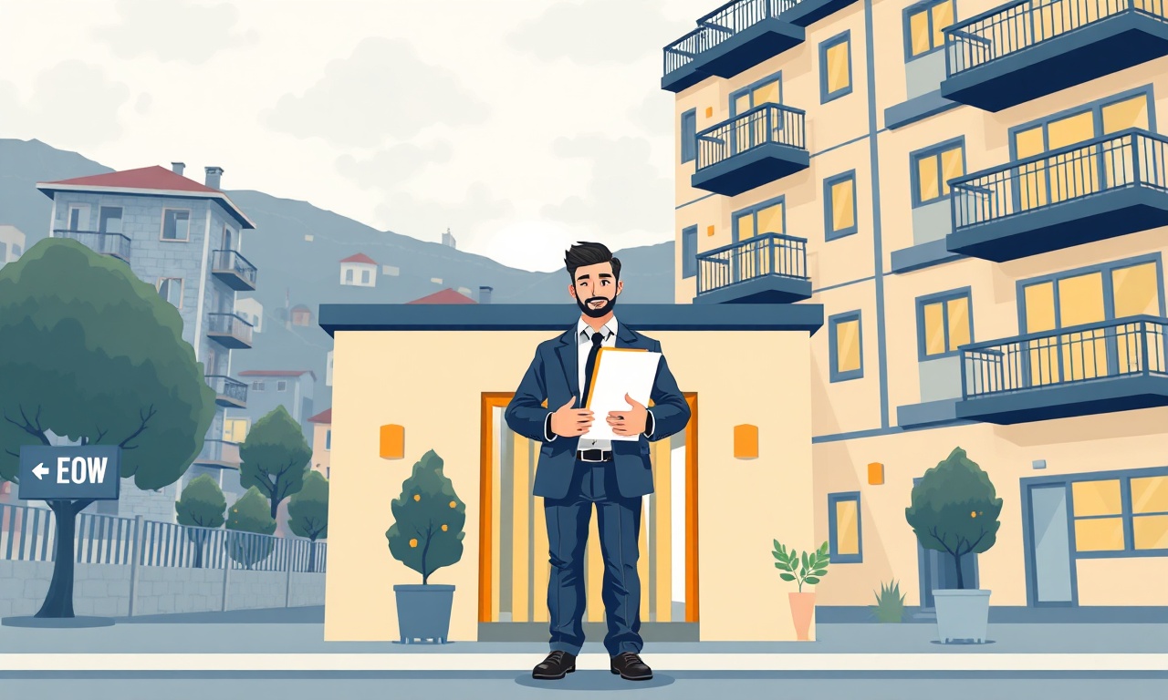 Demirozu'de yeni göreve başlayan site yöneticisi, devir teslim evraklarıyla apartman girişinde