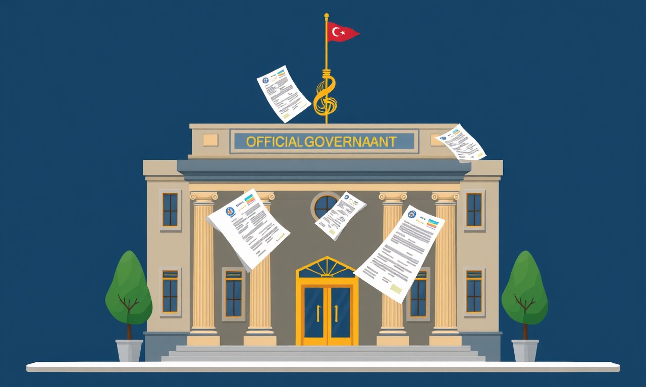 Bingöl'de site yönetimi resmi kayıt ve banka hesabı işlemleri, vergi dairesi binası önünde belgeler