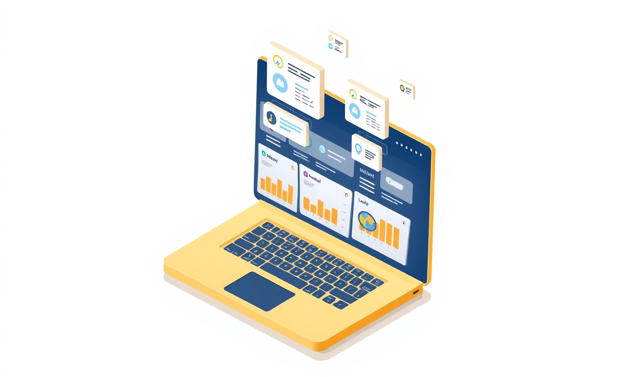 Site yönetim yazılımı AI operatör dashboard illüstrasyonu