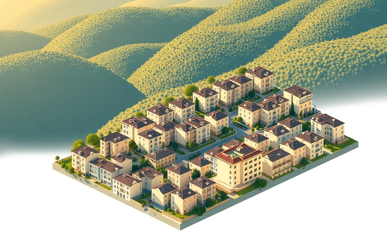 Aglasun Burdur ilçesinde konut ve apartman silueti — site yönetimi rehberi