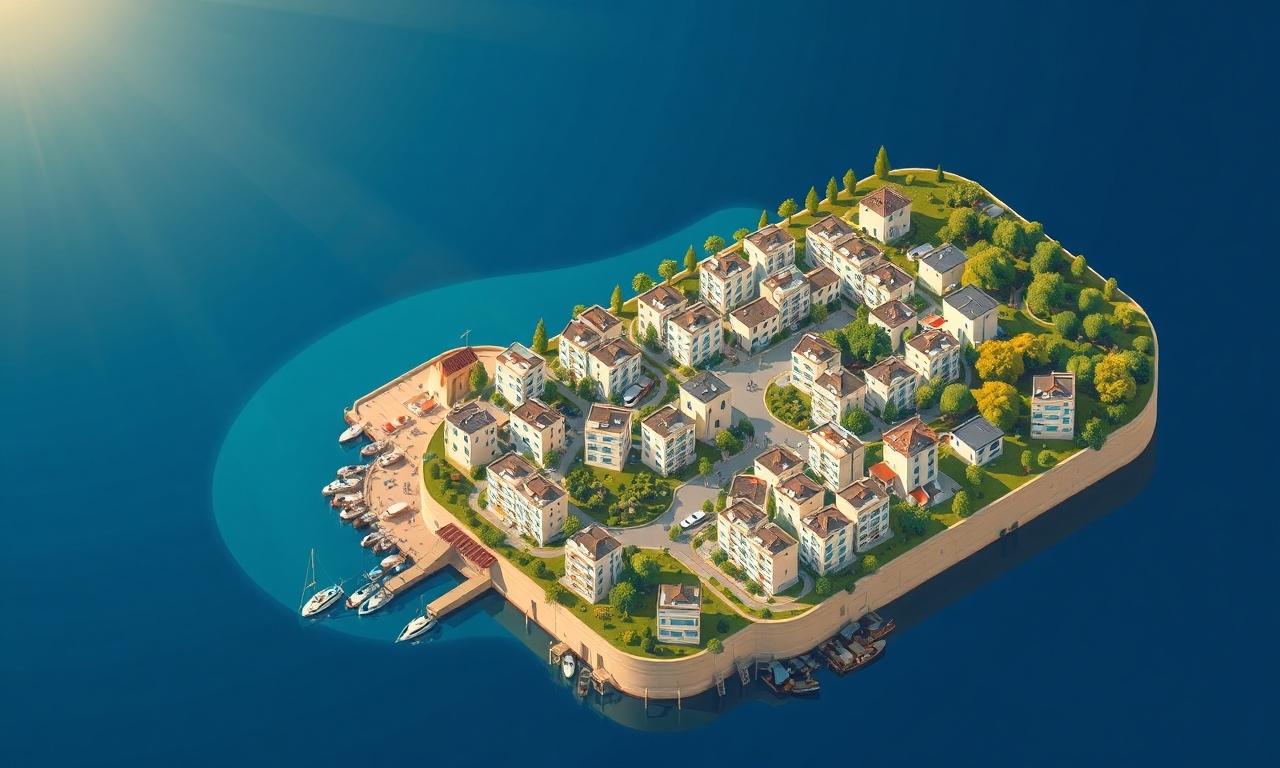 Kemer Burdur ilçesinde Akdeniz konut silueti — site ve apartman yönetimi