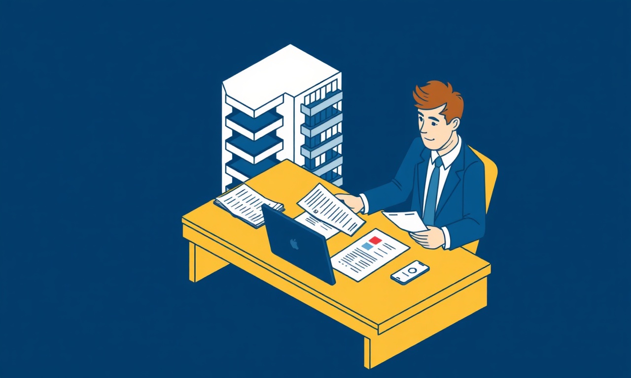 Yesilova'da yeni site yöneticisinin sorumluluklarını gösteren izometrik ilustrasyon