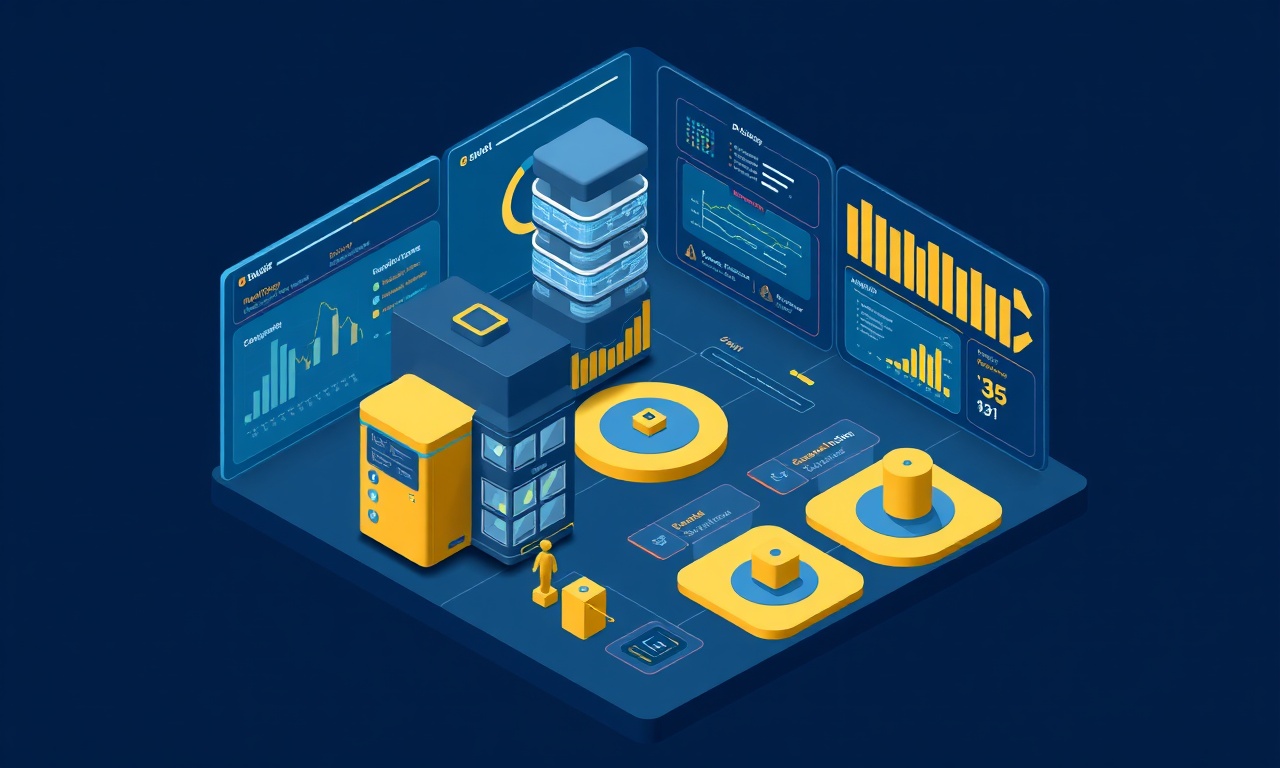 SiteYönetim yapay zeka destekli site yönetimi platformunu gösteren izometrik dashboard ilustrasyonu