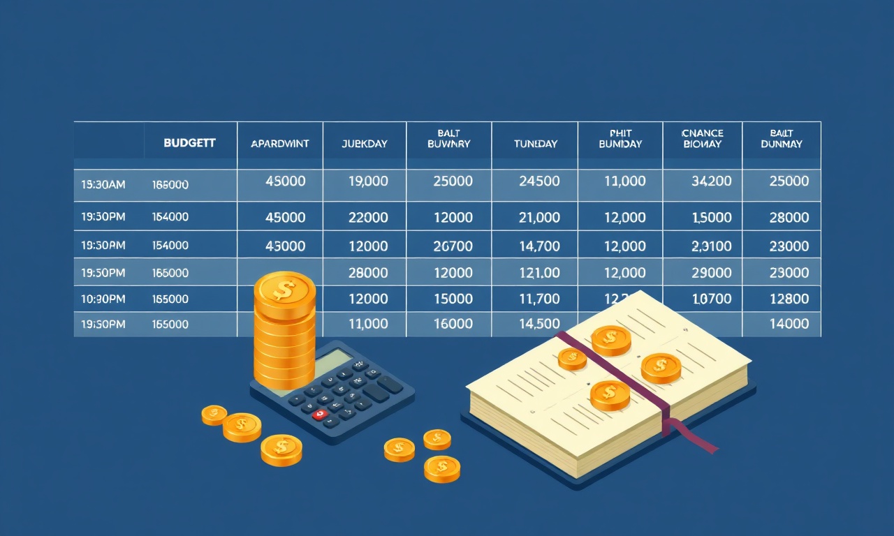 Bursa Gorukle site aidatı belirleme ve bütçe planlaması, izometrik illüstrasyon