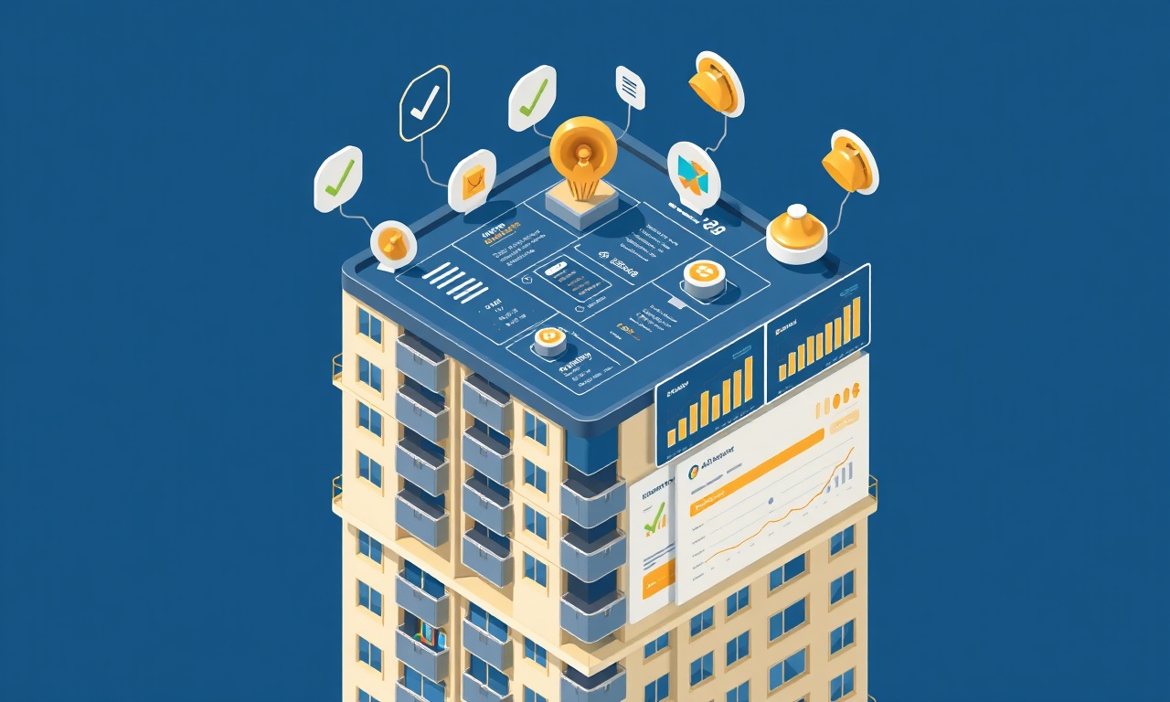 SiteYönetim AI destekli apartman yönetim platformu - yapay zeka ile site yönetimi illüstrasyonu