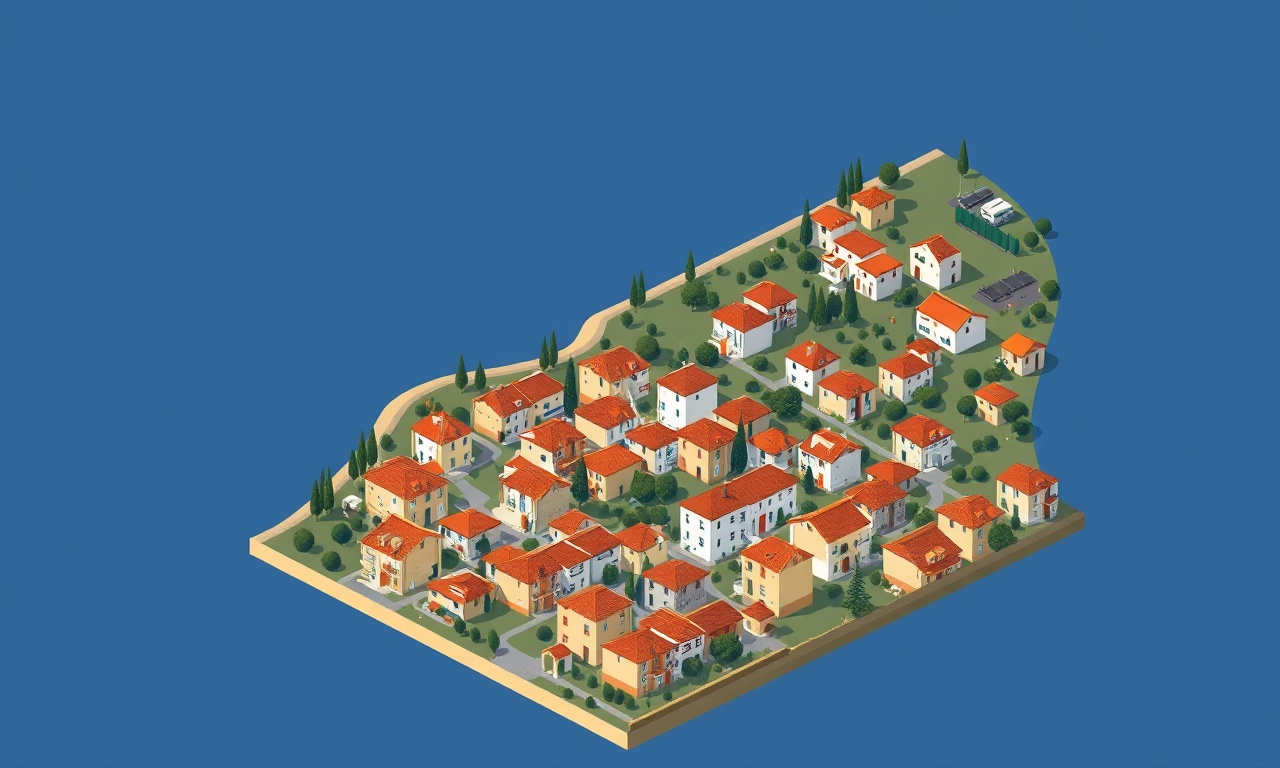 Civril Denizli konut silueti — Ege bölgesi apartman ve site görünümü