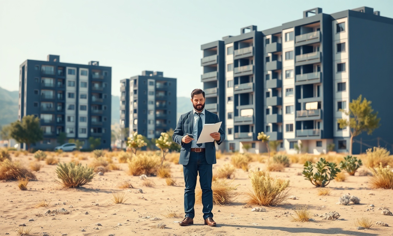 Cinar'da yeni site yöneticisi — apartman önü illüstrasyon