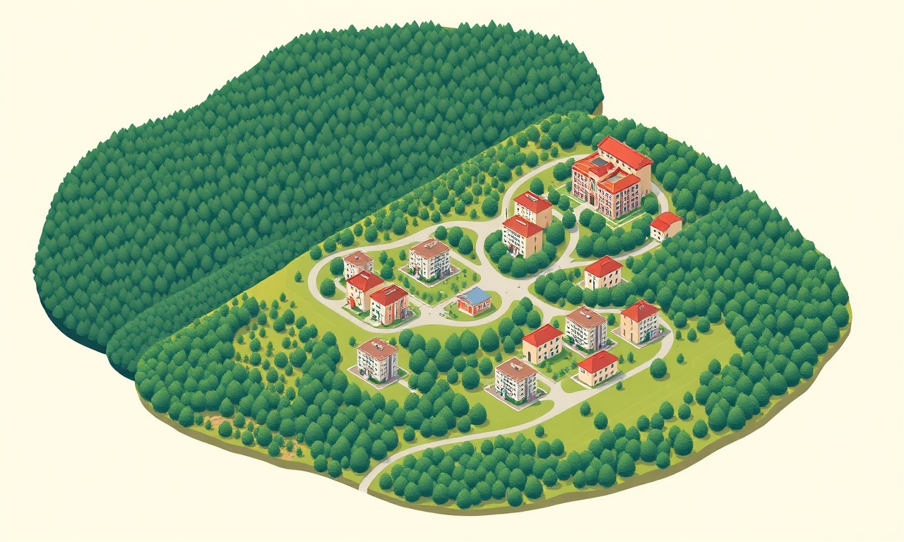 Cilimli ilçesinde ormanlık yamaçlarla çevrili konut silueti, lacivert ve altın tonları