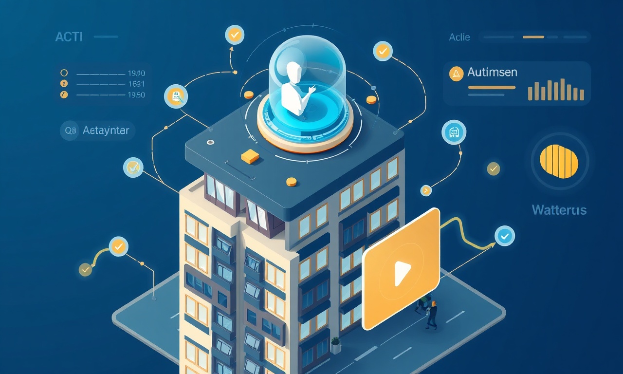 SiteYönetim AI apartman yönetimi platform özellikler illüstrasyon