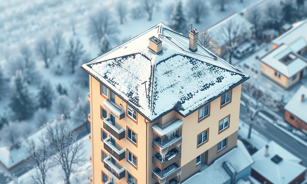 Erzincan Uzumlu'de sert kış koşullarının apartman yönetim planına etkisini gösteren görsel