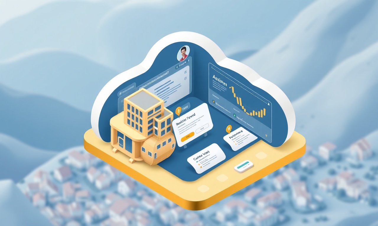 SiteYönetim AI apartman yönetim platformu dashboard illüstrasyonu