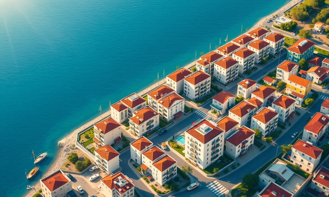 Antakya Hatay konut ve site dokusu izometrik illüstrasyon