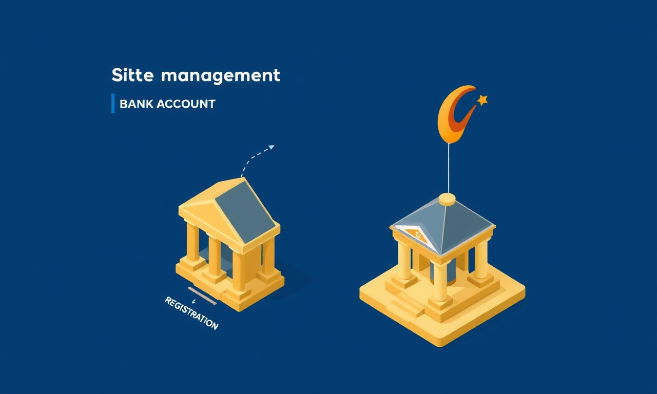Iskenderun'da site banka hesabı ve vergi numarası alma sürecini gösteren izometrik illüstrasyon