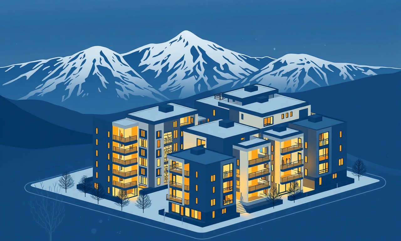 Iğdır'de modern site ve apartman yönetimi — Doğu Anadolu konut silueti