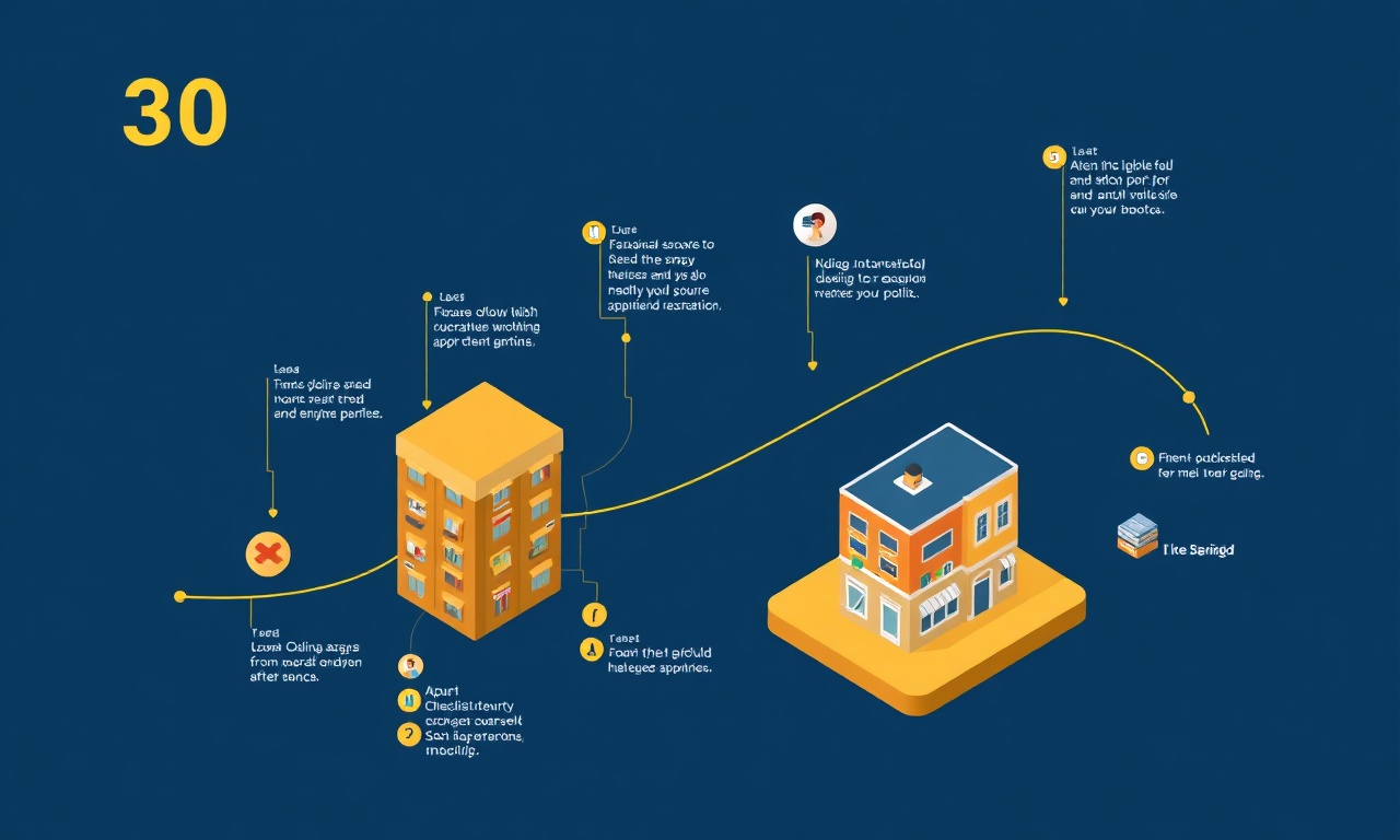 Site yöneticisi için ilk 30 gün yol haritası takvimi, apartman ikonları