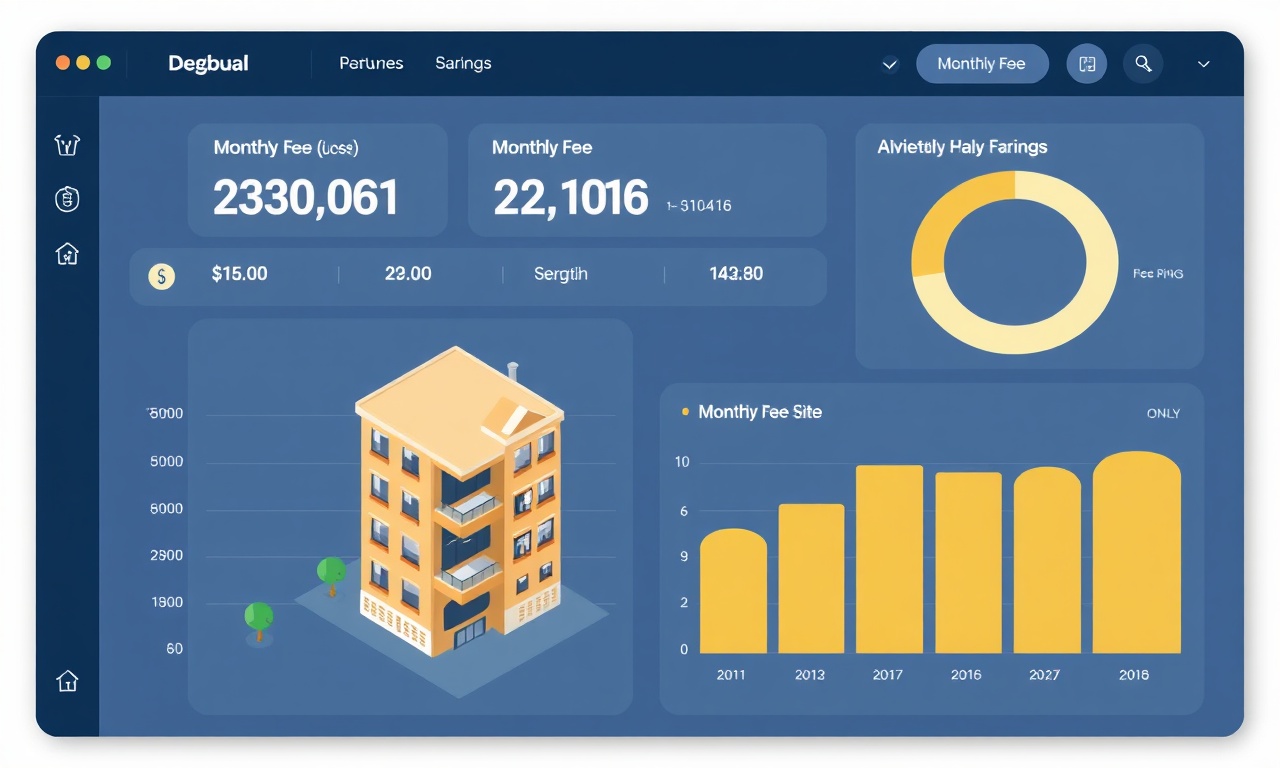 Site aidatı hesaplama ve belirleme sürecini temsil eden izometrik finansal panel illüstrasyonu