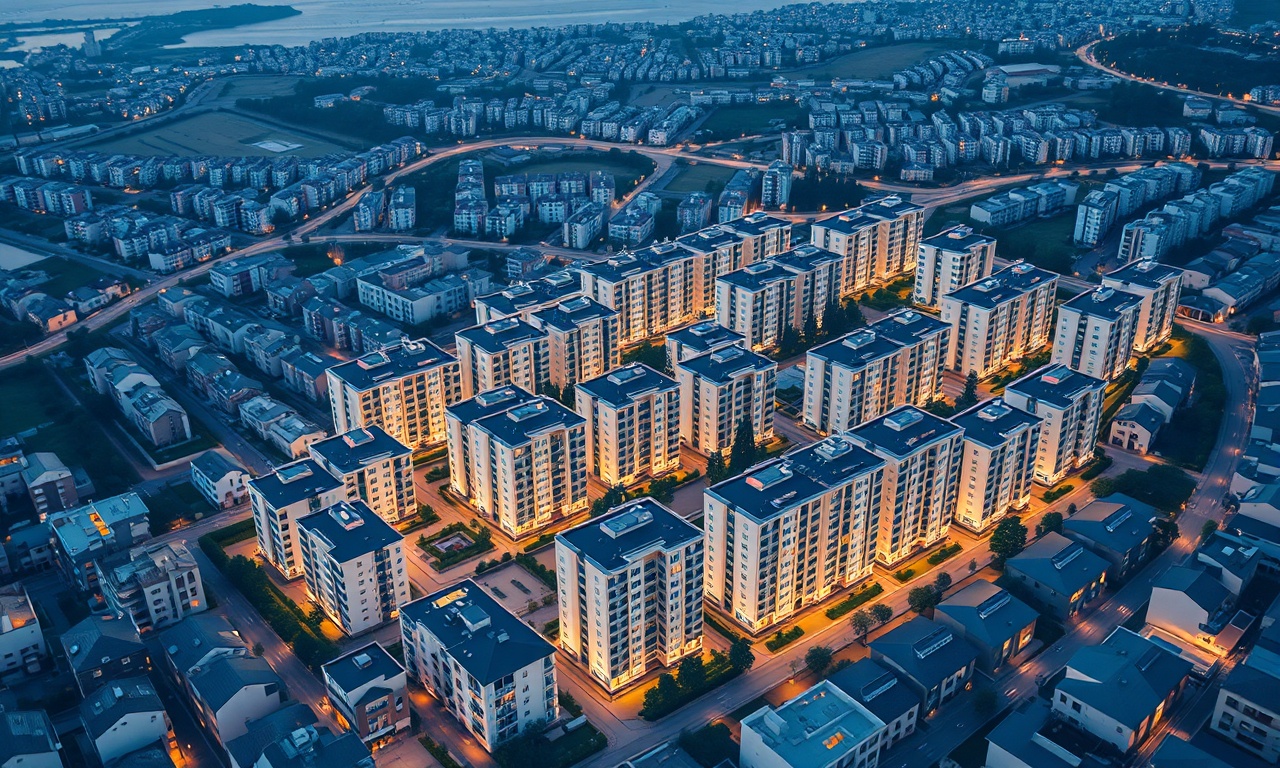 Sultanbeyli'de çok katlı konut siteleri ve apartman blokları, İstanbul kentsel dokusu