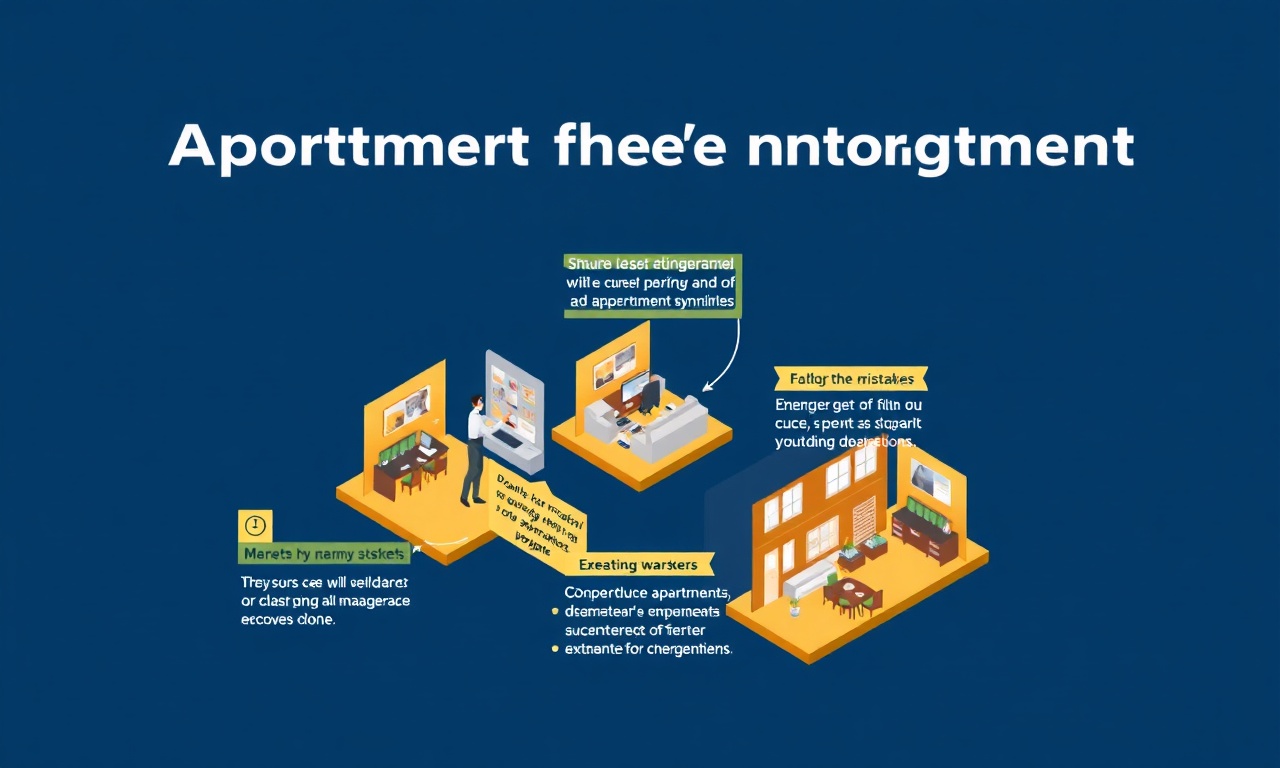 Yeni site yöneticilerinin en sık yaptığı 7 hatayı gösteren izometrik vignette illüstrasyonu
