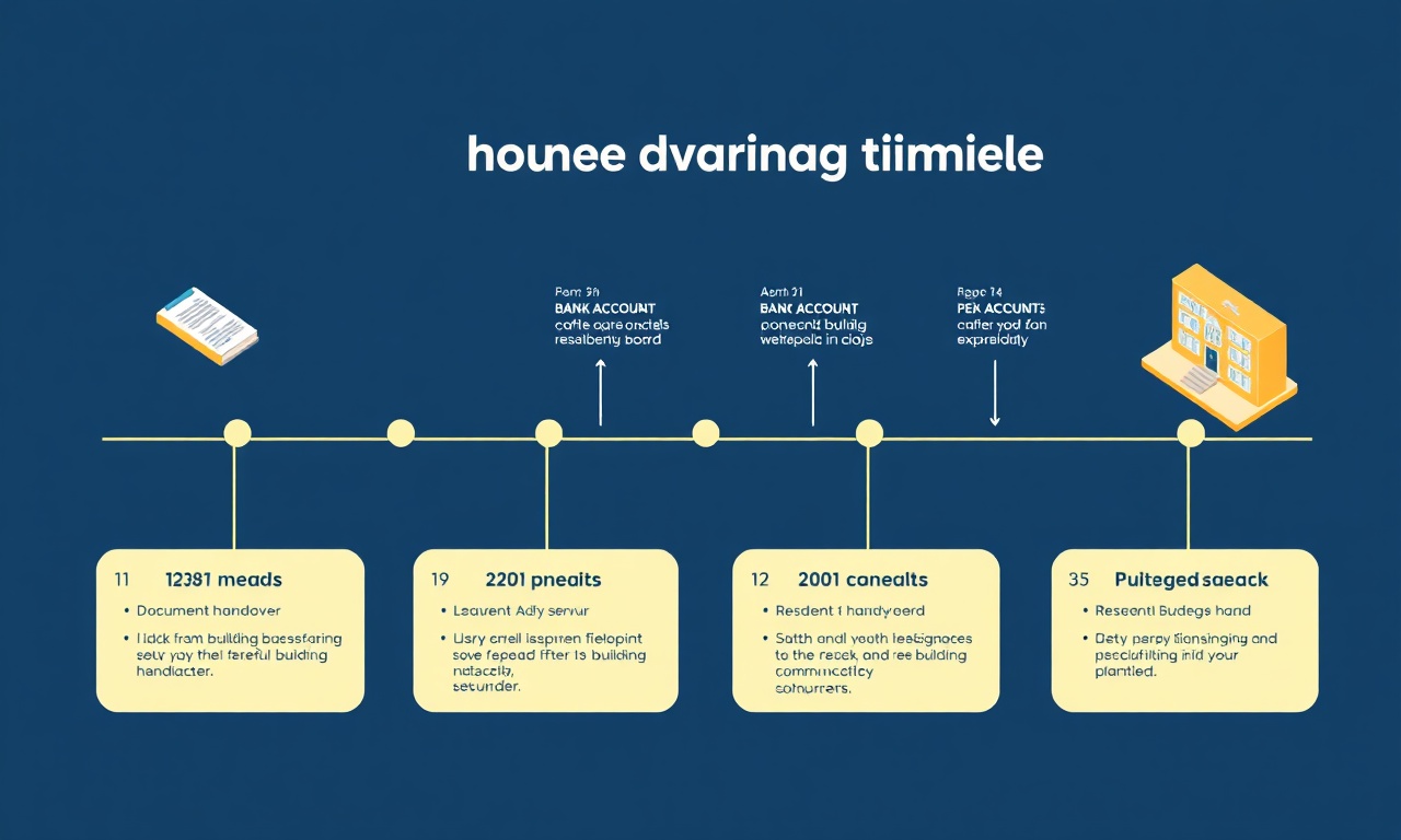 Kemalpasa yeni site yöneticisi için dört haftalık adım adım yol haritasını gösteren izometrik takvim illüstrasyonu