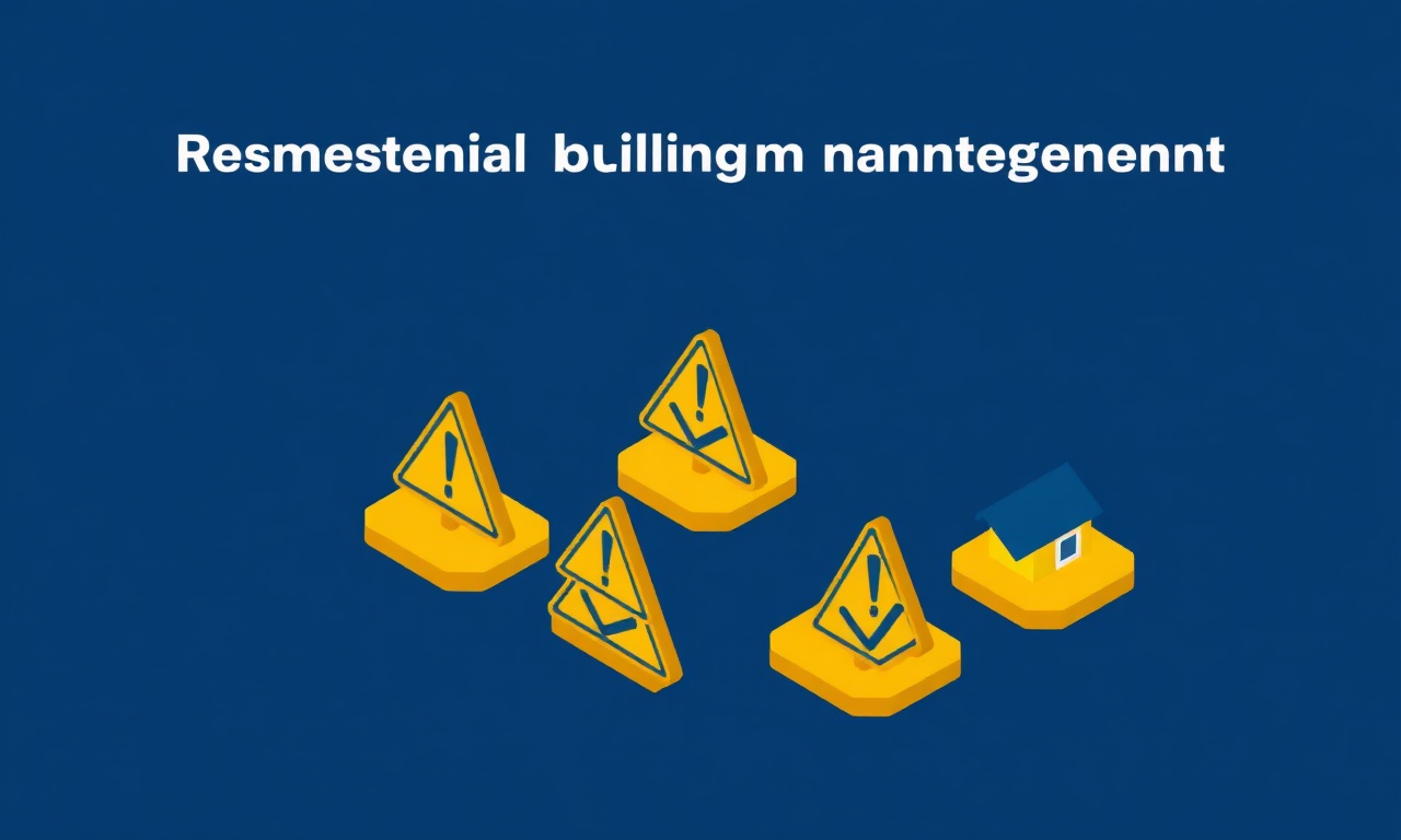 Yeni apartman yöneticilerinin yaptığı 7 yaygın hata illüstrasyonu