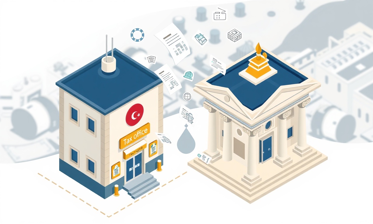 Site yönetimi banka hesabı ve vergi numarası alma süreci illüstrasyonu