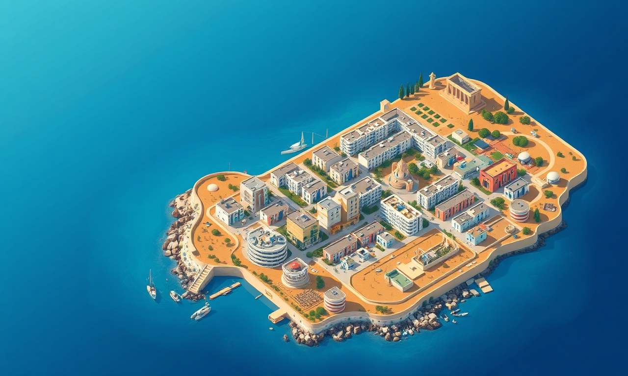 Selcuk İzmir konut ve site dokusu — Ege kıyı ilçesi apartman yönetimi illüstrasyonu
