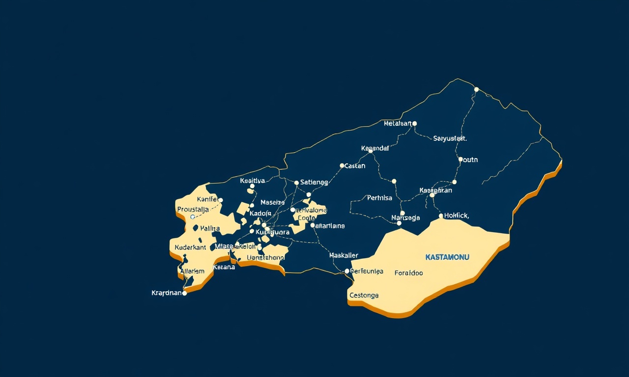 Kastamonu ilçeleri Hanonu Cide Abana Bozkurt site yönetimi bölge haritası