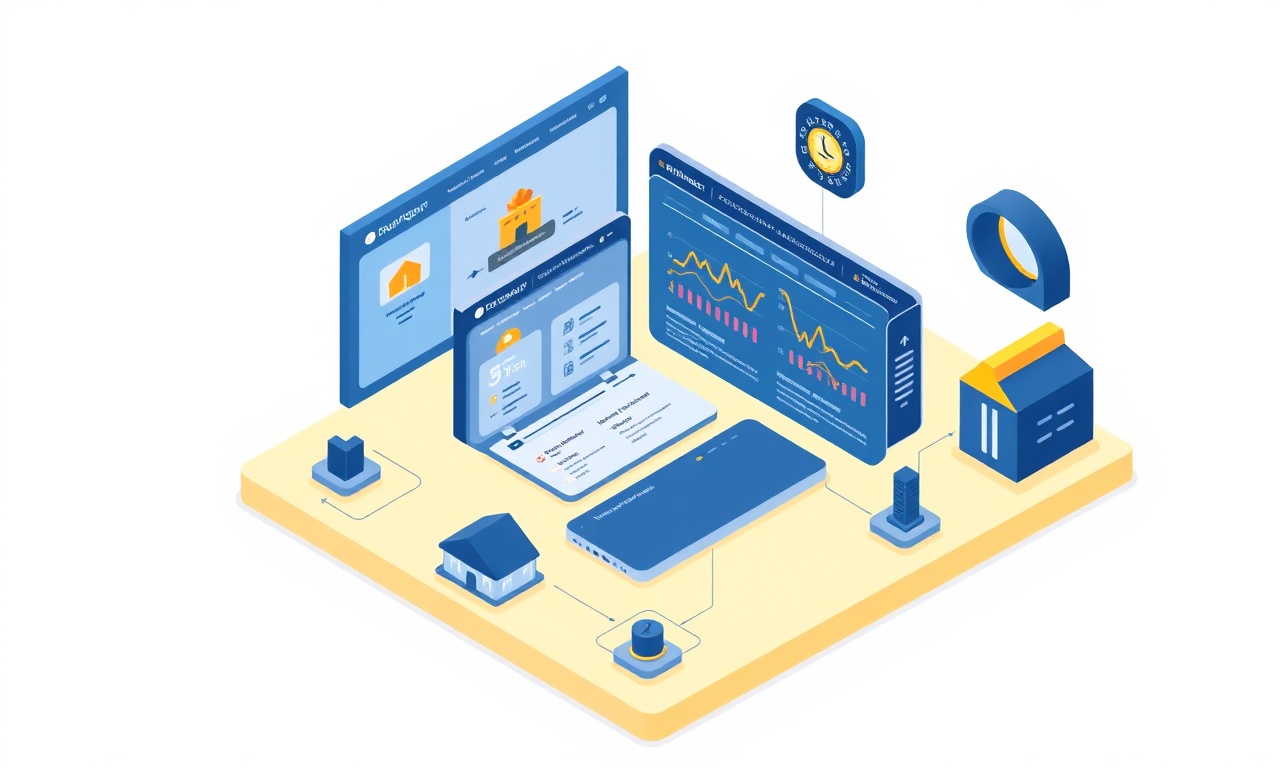 AI destekli site yönetim yazılımı panel illüstrasyonu
